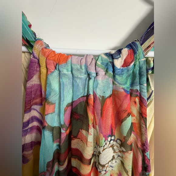 Anthropologie MAEVE Floral Halter Lined Midi Dress Size Small - Picture 7 of 13